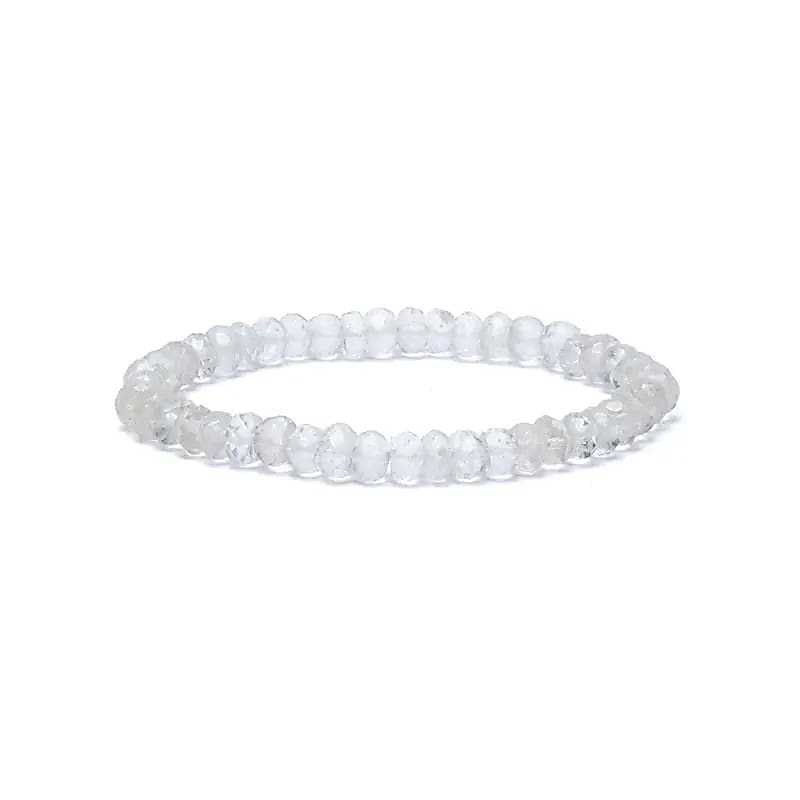 Armband Bergkristall Facette elastisch