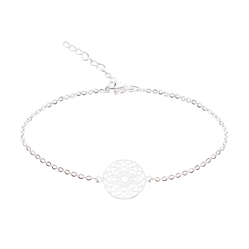 Armband "Classics" - versilbert - Mandala des Glücks