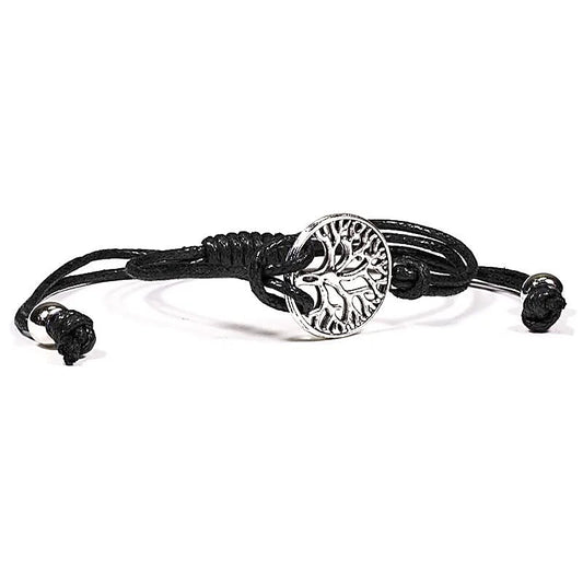 Armband Baum des Lebens schwarz verstellbar