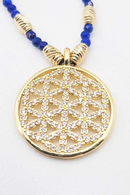 Yantra-Kette Lapislazuli