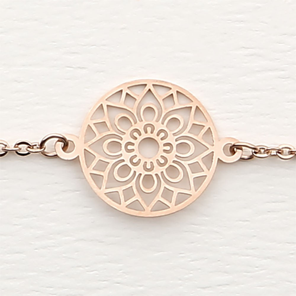 Armband "Classics"  - rosévergoldet - Mandala des Glücks