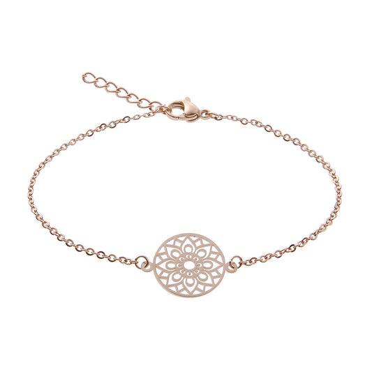 Armband "Classics"  - rosévergoldet - Mandala des Glücks