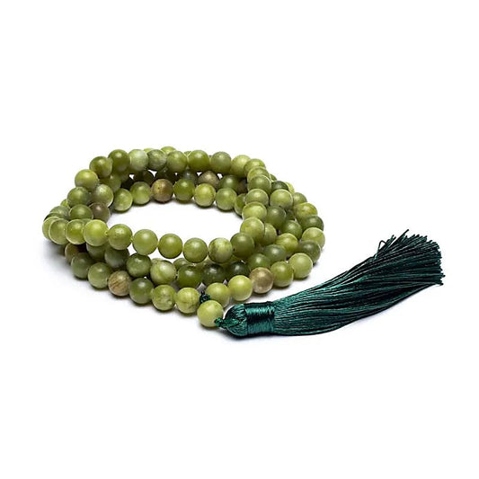 Mala Xinyi Jade Quaste 108 Perlen + Geschenkbeutel