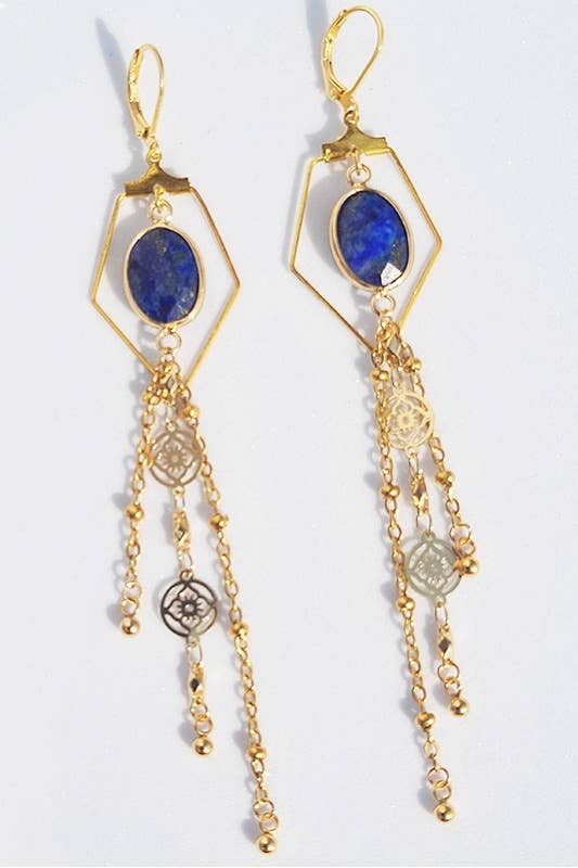 SERENA Ohrringe Lapislazuli