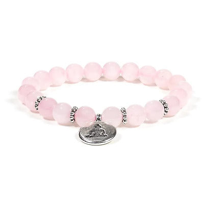 Mala Armband Rosenquarz