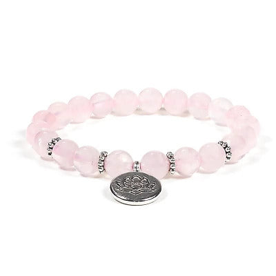 Mala Armband Rosenquarz